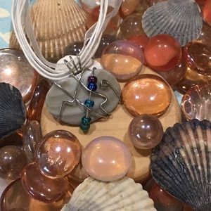Seashell Necklace with Beads. Crafted with Care.